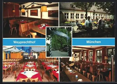 AK München-Milbertshofen, Restaurant Weyprechthof, Max-Liebermann-Strasse 6