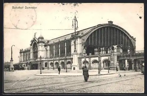 AK Hamburg-Rotherbaum, Bahnhof Dammtor