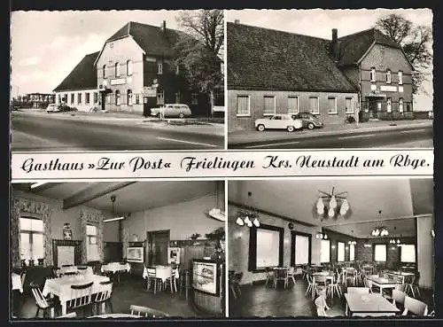 AK Neustadt-Frielingen am Rbge., Gasthaus zur Post Leo Storch