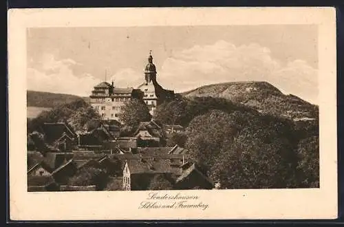 AK Sondershausen / Thüringen, Schloss und Frauenberg