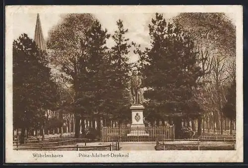 AK Wilhelmshaven, Prinz-Adalbert-Denkmal