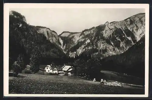 AK Tyrol bei Neuberg a. d. Mürz, Gastwirtschaft zum luschtigen Tyroler