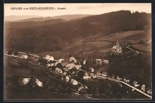 AK Rechenberg / Erzgeb., Gesamtansicht aus der Vogelschau