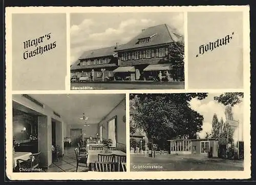 AK Meilsen, Meyer`s Gasthaus Hoheluft, Bundesstrasse Hbg.-Hannover-Bremen 3 und 75, Raststätte