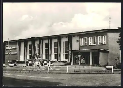 AK Henningsdorf bei Berlin, Kulturhaus der Stahl- und Walzwerker