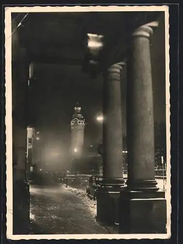 AK Leipzig, Blick auf das Neue Rathaus