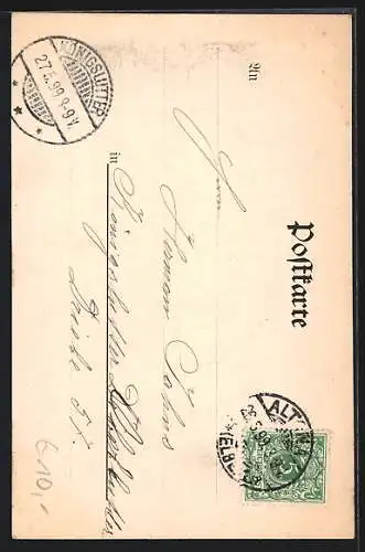 AK Hamburg-Altona, Bismarck-Denkmal