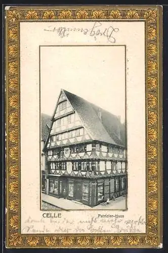 Präge-AK Celle, Patrizier-Haus in Fachwerkbauweise