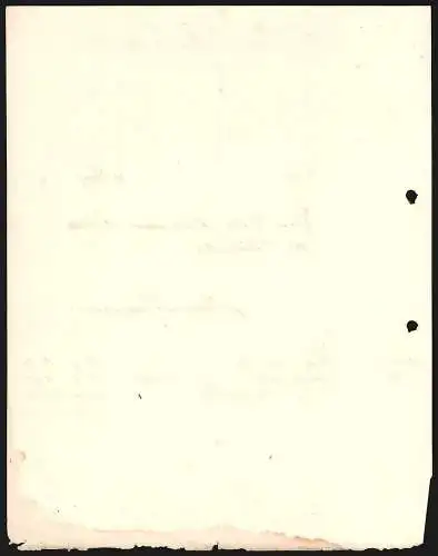 Rechnung Oederan i. S. 1911, Magnus Baumann, Sauerkohl-Fabrik und Gurken-Einlegerei, Fabrikansicht und Produkte