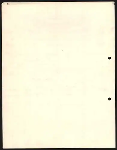 Rechnung Duisburg-Ruhrort 1928, Friedrich Löckenhoff, Grossschlachterei und Wurstfabrik, Gesamt-Werksansicht