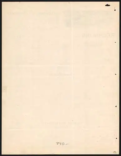 Rechnung Heilbronn a. N. 1924, Kraemer & Flammer, Seifen-Fabrik, Das Betriebsgelände im Stadtbild