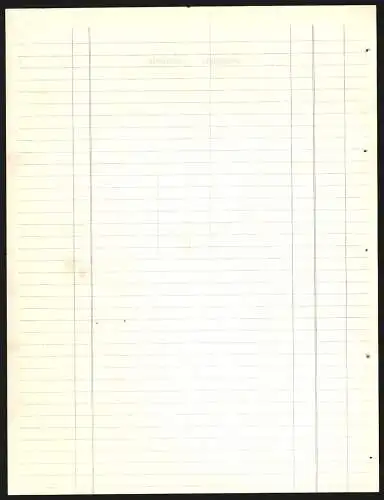 Rechnung Mehlis i. Th. 1910, Vereinigte Thüringer Metallwaren-Fabriken AG, ehem. Fabriken von Einzelunternehmen