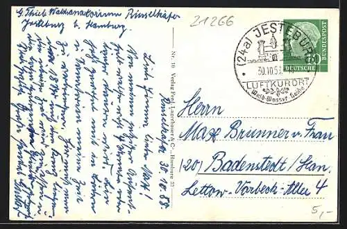 AK Jesteburg, Waldsanatorium Rüsselkäfer