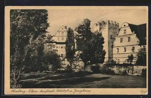 AK Amberg, Ehem. Kurfürstl. Schloss und Zeughaus