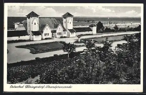 AK Heringsdorf / Seebad, Strandpromenade