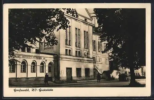 AK Greifswald, HO-Gaststätte am Theater