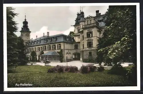 AK Au-Hallertau, Schloss mit Schlosspark