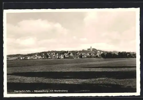 AK Herrieden /Mfr., Neusiedlung mit Martinsberg