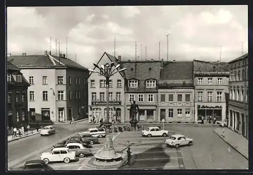 AK Perleberg, Kreisbibliothek, Grosser Markt