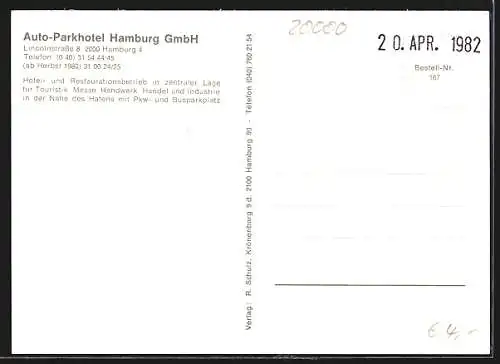 AK Hamburg-Bostelbek, Auto-Parkhotel, Lincolnstrasse 8
