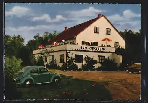 AK Ehestorf /Krs. Harburg, Gasthaus Kiekeberg v. H. Schuster, VW Käfer