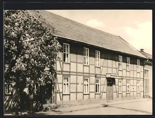 AK Strassberg / Harz, Konsum-Gaststätte Bergschenke