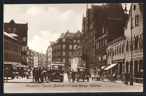 AK Aalborg, Nytorv, Osteraa t. h. Jens Bangs Stenhus