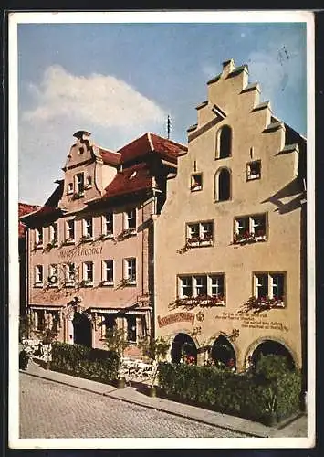 AK Rothenburg o. Tbr., Das Hotel Eisenhut, Inh. Georg Pirner