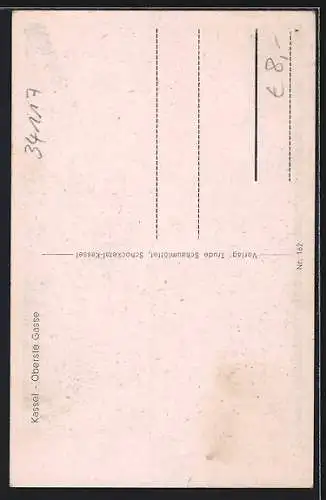 AK Kassel, Oberste Gasse-Strasse