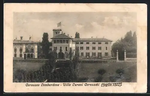 AK Cernusco Lombardone, Villa Lurani Cernuschi, 1907
