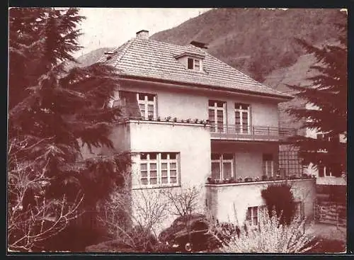 AK Merano /Bolzano, Pensione C. Cristofoletti, Via Bellini 3