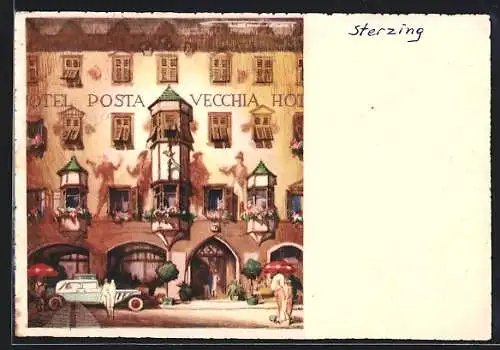 AK Vipiteno, Hotel Centrale Posta Vecchia, Prop. F.P. Kleewein