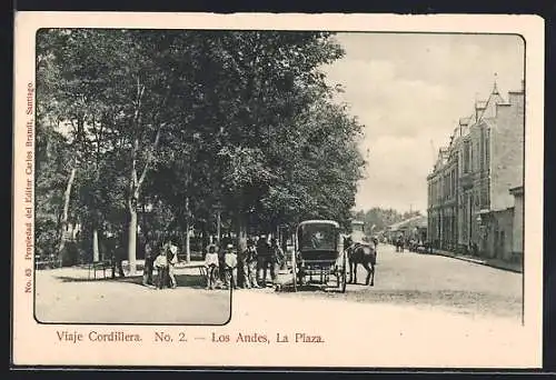 AK Los Andes, La Plaza, Viaje Cordillera