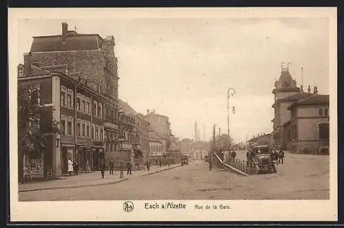 AK Esch s. Alzette, Rue de la Gare