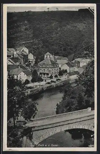 AK Esch a. d. Sauer, Hôtel Beau-Rivage