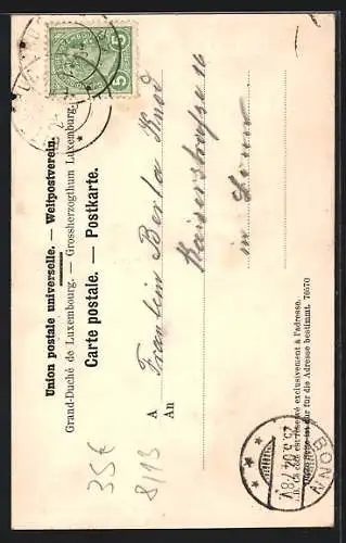 AK Echternach, Procession, Le Clergé