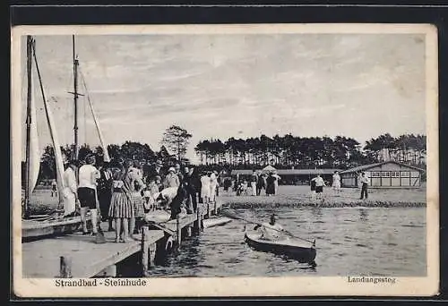 AK Steinhude, Landungssteg am Strandbad