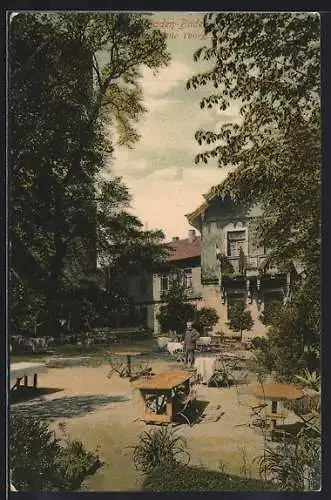 AK Baden-Baden, Die Yburg mit Restaurant