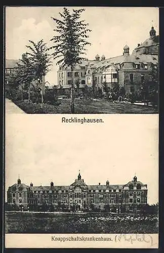 AK Recklinghausen, Blick auf das Knappschaftskrankenhaus