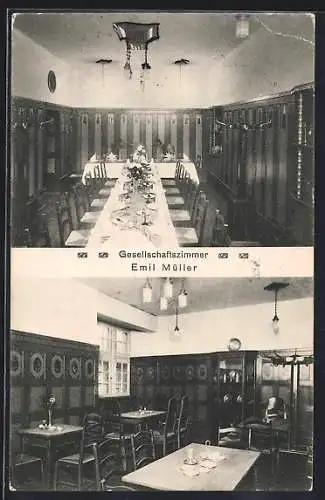 AK Bielefeld, Gasthaus zum Ratskeller, Inh. Emil Müller