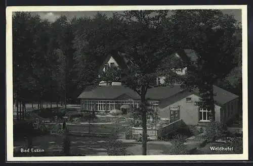 AK Bad Essen, Blick zum Kurhaus Waldhotel