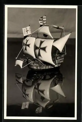 AK Modellbau von einem Templer-Schiff