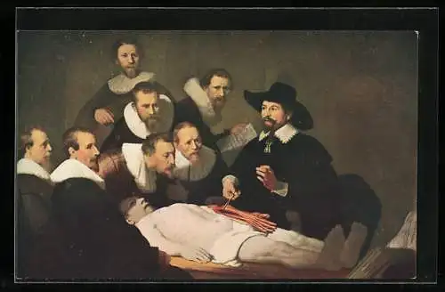 AK Medizin, Die anatomische Lehrstunde von Rembrandt