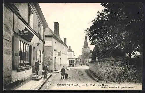 AK Lignières /Indre-et-Loire, Le Centre du Bourg