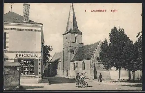 AK Lignières, Eglise, Epicerie