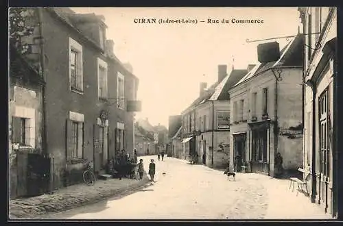 AK Ciran /Indre-et-Loire, Rue du Commerce