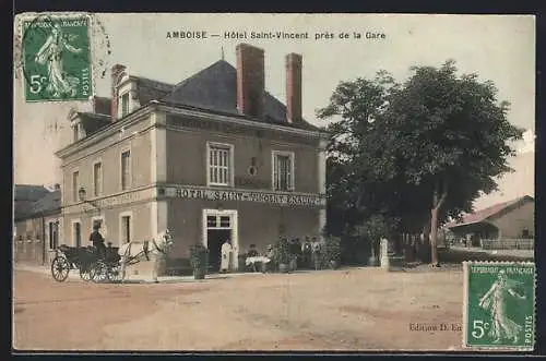 AK Amboise, Hotel Saint-Vincent près de la Gare