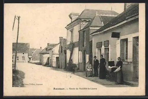 AK Auzouer, Route de Neuillé-le-Lierre