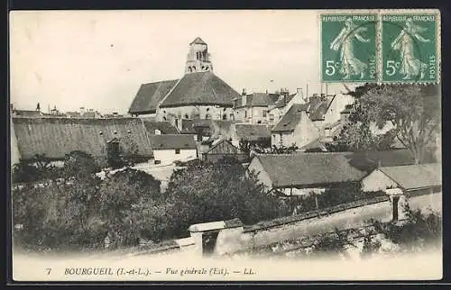 AK Bourgueil /I.-et-L., Vue générale