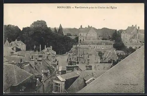 AK Bourgueil /I.-et-L., Vue Générale prise du Clocher de l`Église